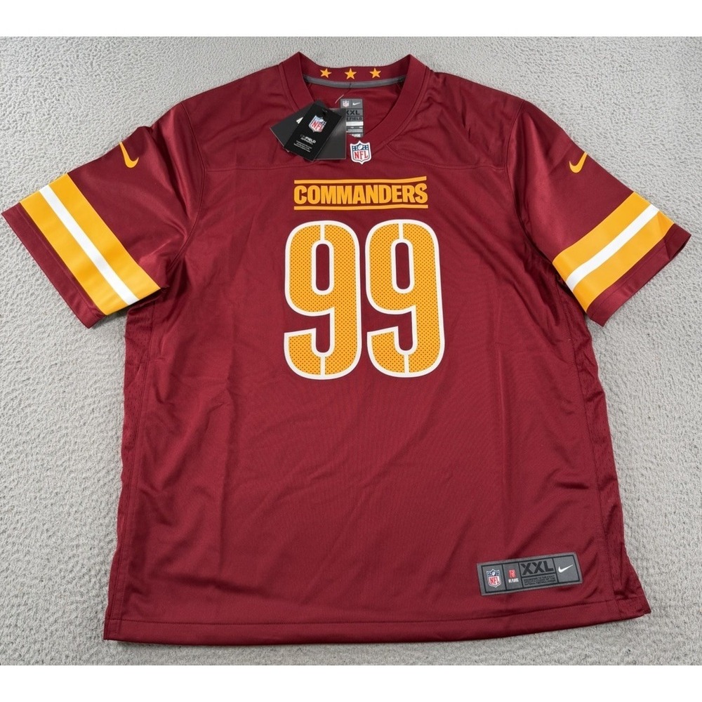 Washington Commanders Chase Young #99 Home Red Game Nike Jersey Men's L